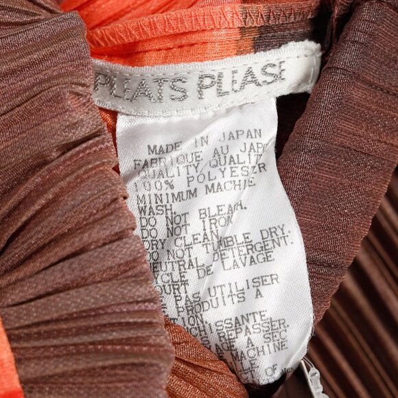 Pleats Please Issey Miyake Archival Multicolour Gradient Squares Dress - Picture 7 of 8